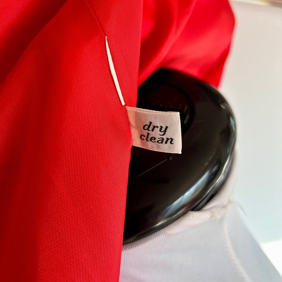 Vintage Pendleton Red Wool Blazer USA Made 100% Virgin Wool 80s 90s Size M - Picture 9 of 13